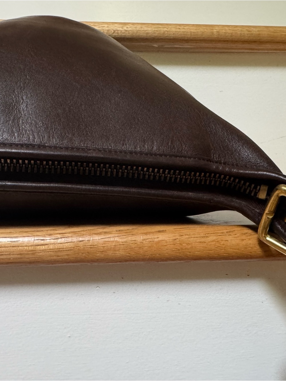 Vintage Coach Helen's Legacy 9953 Mahogany Brown Leather Duffle Bag from Turkey - Picture 11 of 15